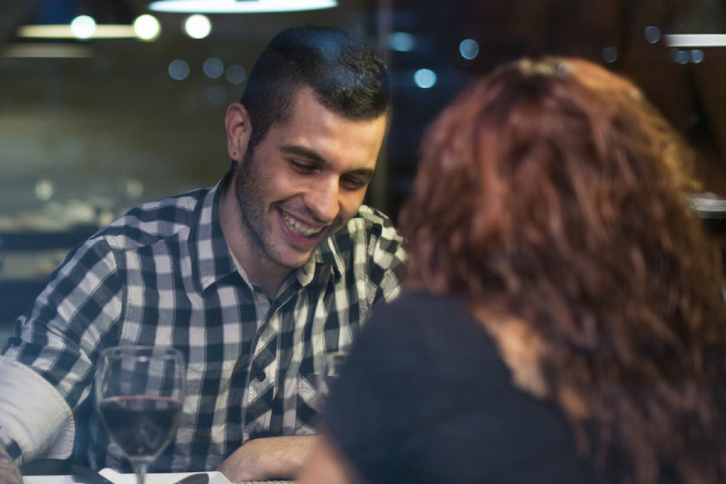 Happy Speed Dating Couple Meeting In CNJ